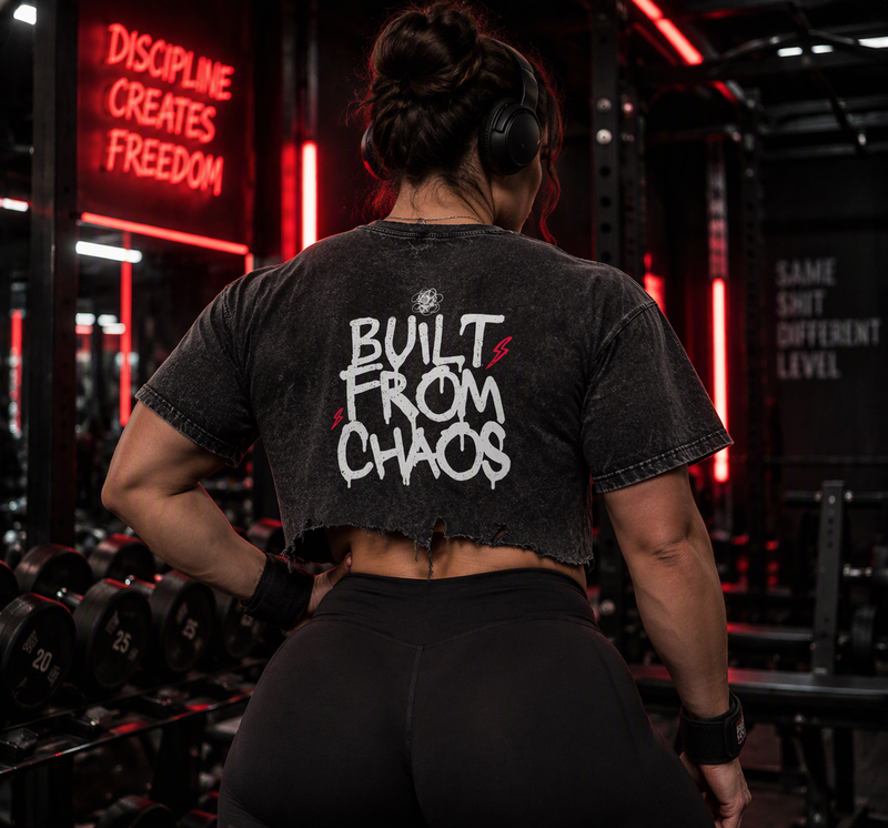 Built From Chaos Boxy Distressed T-Shirt